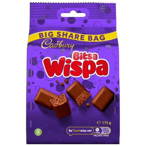 CADBURY BITSA WISPA BAG 175G