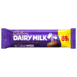 CADBURY DAIRY MILK CHOCOLATE BAR PMP 89P 45G