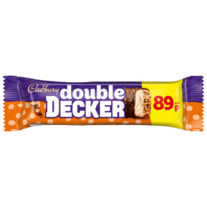 CADBURY DOUBLE DECKER BAR PMP 89P 54.5G