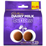 CADBURY DAIRY MILK GIANT BUTTONS PMP £1.69 85G