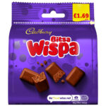 CADBURY BITSA WISPA CHOCOLATE BAG PMP £1.69 85G
