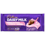 CADBURY DAIRY MILK STRAWBERRIES & CREAM BLOCK 115G