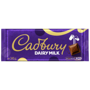 CADBURY DAIRY MILK CHOCOLATE BAR 345G