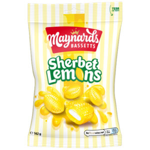 MAYNARDS BASSETTS SHERBET LEMONS SWEETS BAG 162G