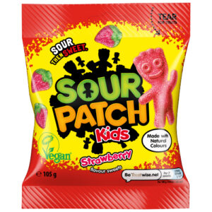SOUR PATCH KIDS STRAWBERRY FLAVOUR POUCH 105G