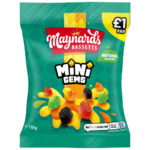 MAYNARDS BASSETTS MINI GEMS BAG PMP £1.00 110G