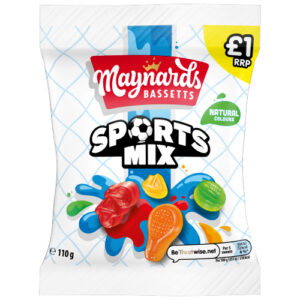 MAYNARDS BASSETTS SPORTS MIX BAG PMP £1.00 110G