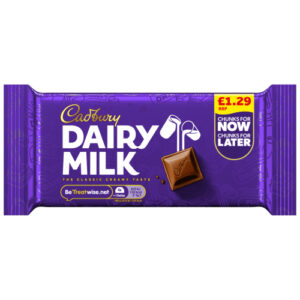 CADBURY DAIRY MILK PMP £1.29 56G