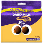 CADBURY DAIRY MILK CARAMEL NIBBLES BAG 290G