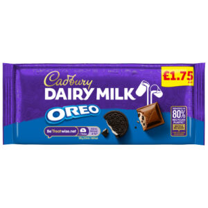 CADBURY DAIRY MILK OREO CHOCOLATE BLOCK PMP £1.75 120G