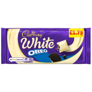CADBURY DAIRY MILK OREO WHITE CHOCOLATE BLOCK PMP £1.75 120G