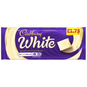 CADBURY DAIRY MILK WHITE CHOCOLATE BLOCK PMP £1.75 90G