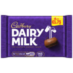 CADBURY DAIRY MILK CHOCOLATE BAR PMP £1.75 4PK 108.8G