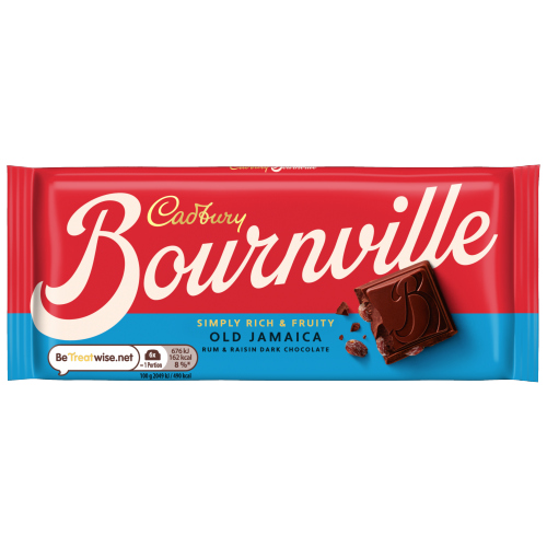 CADBURY BOURNVILLE OLD JAMAICA DARK CHOCOLATE BLOCK 100G