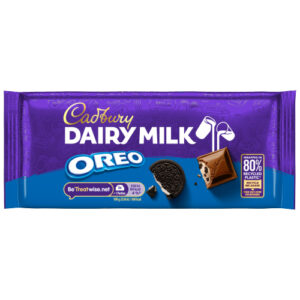 CADBURY DAIRY MILK WITH OREO CHOCOLATE BLOCK 120G