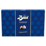 BACI PERUGINA CLASSICO DARK FINE CHOCOLATE TRUFFLE WITH HAZELNUTS BOX 350G