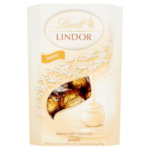 LINDT LINDOR WHITE CORNET 200G