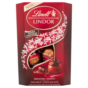 LINDT LINDOR DOUBLE CHOCOLATE CORNET 200G