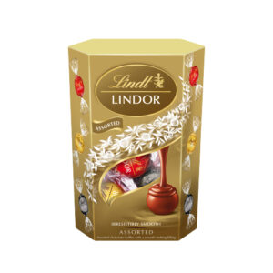 LINDT LINDOR ASSORTED CHOCOLATE TRUFFLES BOX 137G