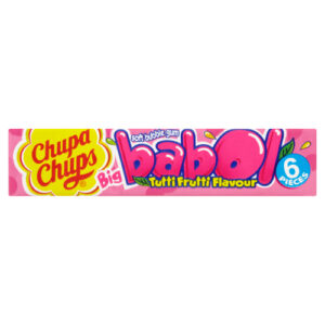 CHUPA CHUPS BIG BABOL TUTTI FRUTTI FLAVOUR SOFT BUBBLE GUM 27.6G