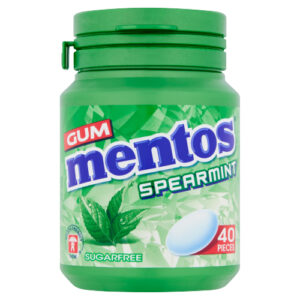 MENTOS GUM SPEARMINT 40 PIECES 56G