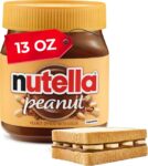 Nutella Peanut Spread with Cocoa, Smooth and Creamy, 13 oz