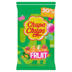 CHUPA CHUPS FRUIT REFILL BAG 20% EXTRA FREE 120PK