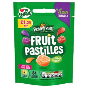 ROWNTREE'S FRUIT PASTILLES POUCH PM £1.25 114G