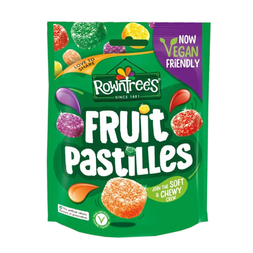 ROWNTREE'S MIX VEGAN SWEETS SHARING BAG PMP £1.25 120G