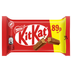 KITKAT 4 FINGER MILK CHOCOLATE BAR PMP 89P 41.5G