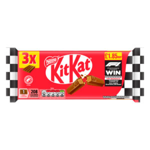 KITKAT 4 FINGER PMP £1.85 3PK 124.5G