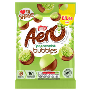 AERO BUBBLES PEPPERMINT POUCH PMP £1.65 80G