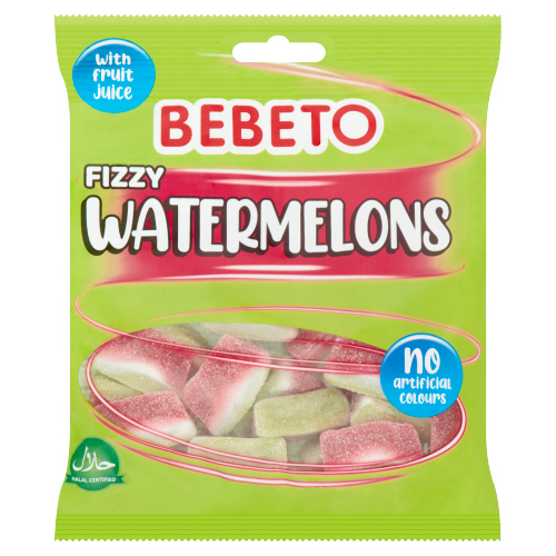 BEBETO FIZZY WATERMELONS PMP £1.00 150G