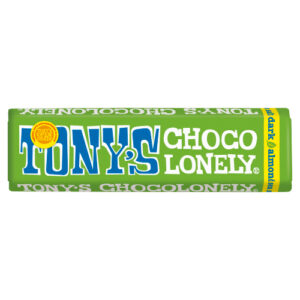TONY'S CHOCOLONELY DARK ALMOND SEA SALT BAR 47G