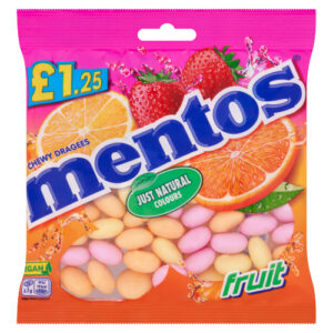 MENTOS FRUIT BAG PMP £1.25 135G