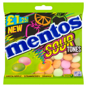 MENTOS SOUR BAG PMP £1.25 135G