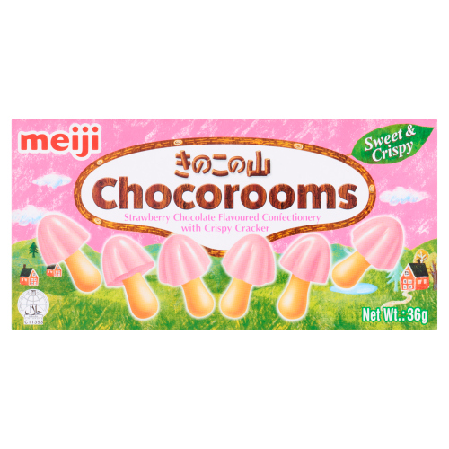 MEIJI CHOCOROOM STRAWBERRY AND CRACKER 36G