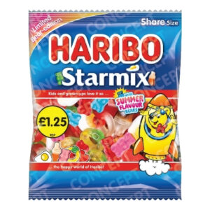 HARIBO STARMIX SUMMER FLAVOUR BEARS PMP £ 1.25 140G- LAUNCH MAY-2026