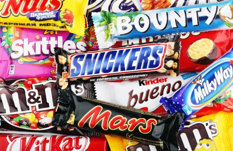 Chocolate and confectionery selection