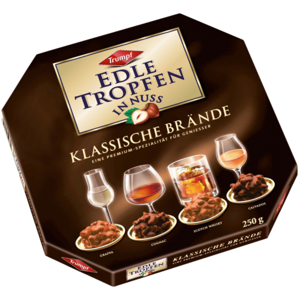 Edle Tropfen in Nuss classic brandies