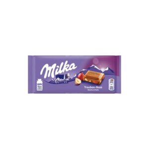 Milka Raisins & Nuts Chocolate Bar