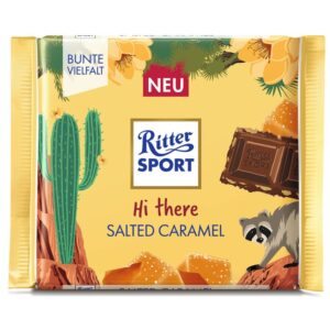 Ritter Sport 'Hi there' Salted Caramel limited edition