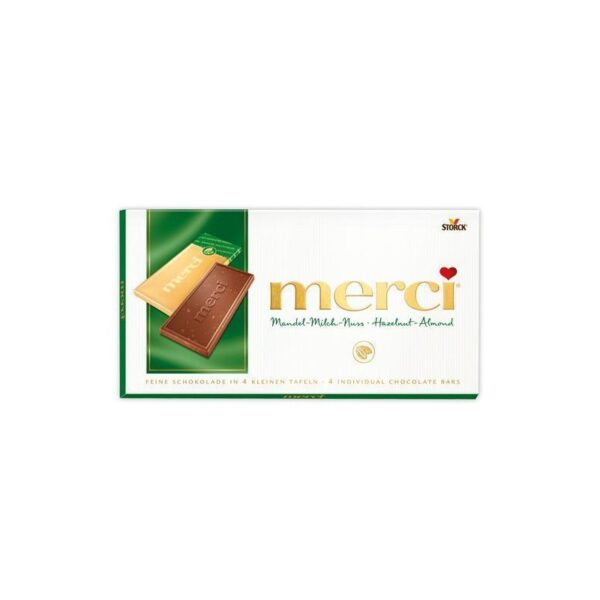 Storck Merci Bar Chocolate Haselnut-Almond